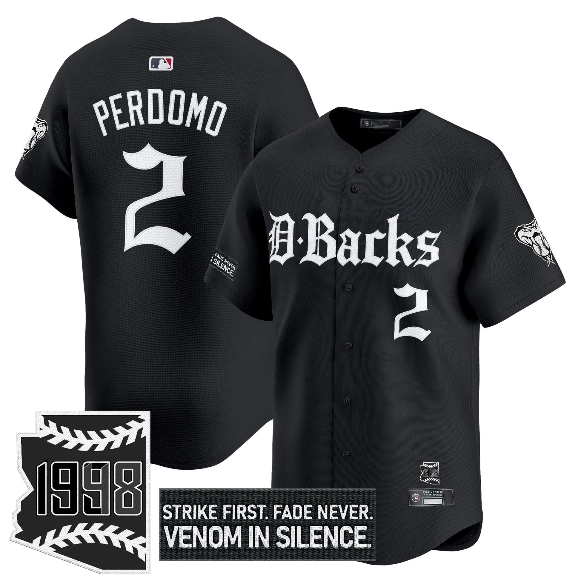 ARI 'Gothic Desert Fang Edition' Vapor Premier Limited Jersey V2 - All Stitched
