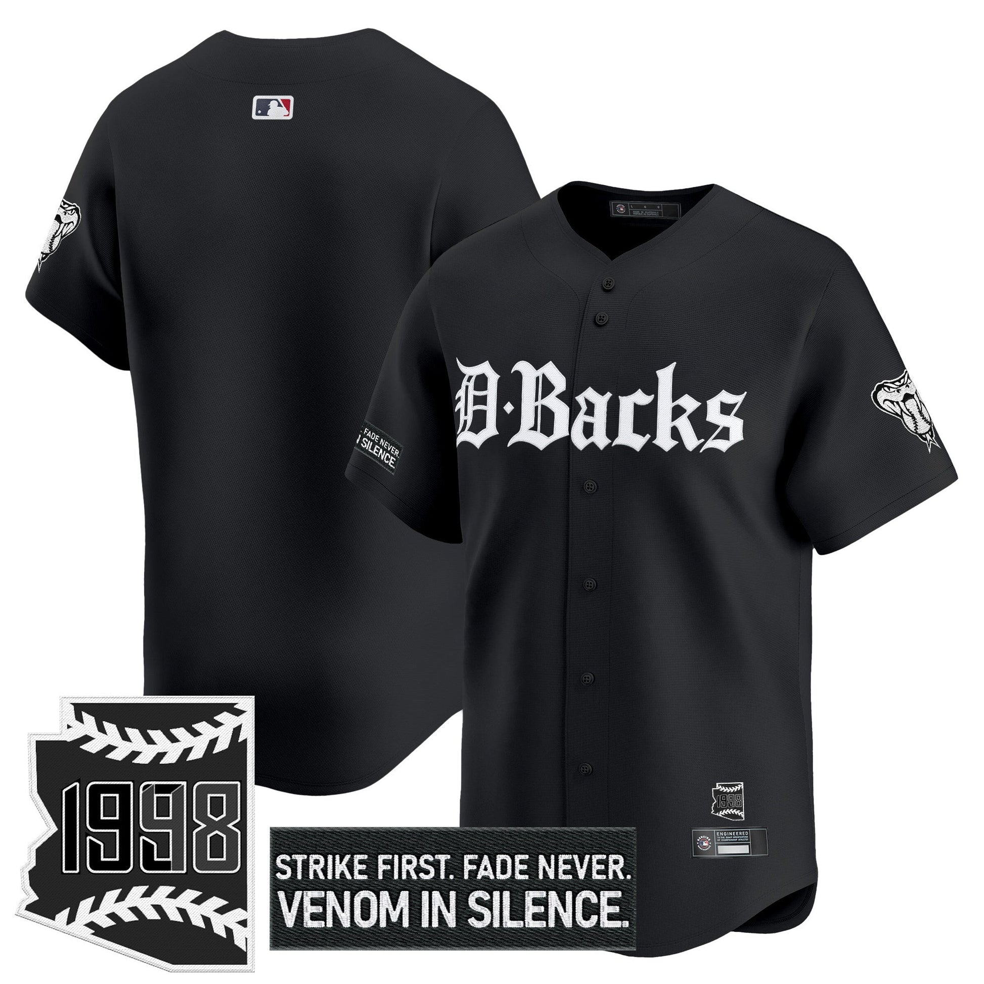 ARI 'Gothic Desert Fang Edition' Vapor Premier Limited Jersey V2 - All Stitched