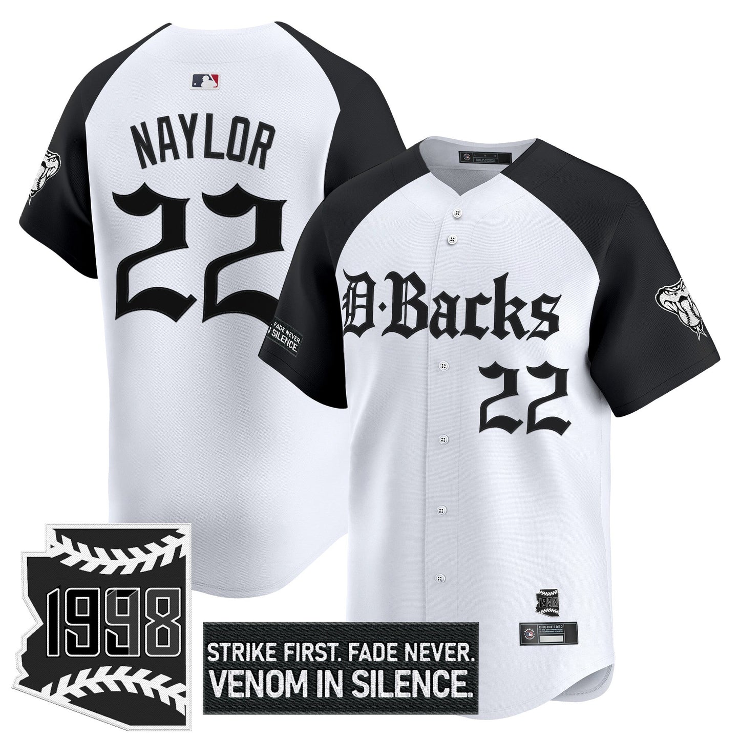 ARI 'Gothic Desert Fang Edition' Vapor Premier Limited Jersey V2 - All Stitched