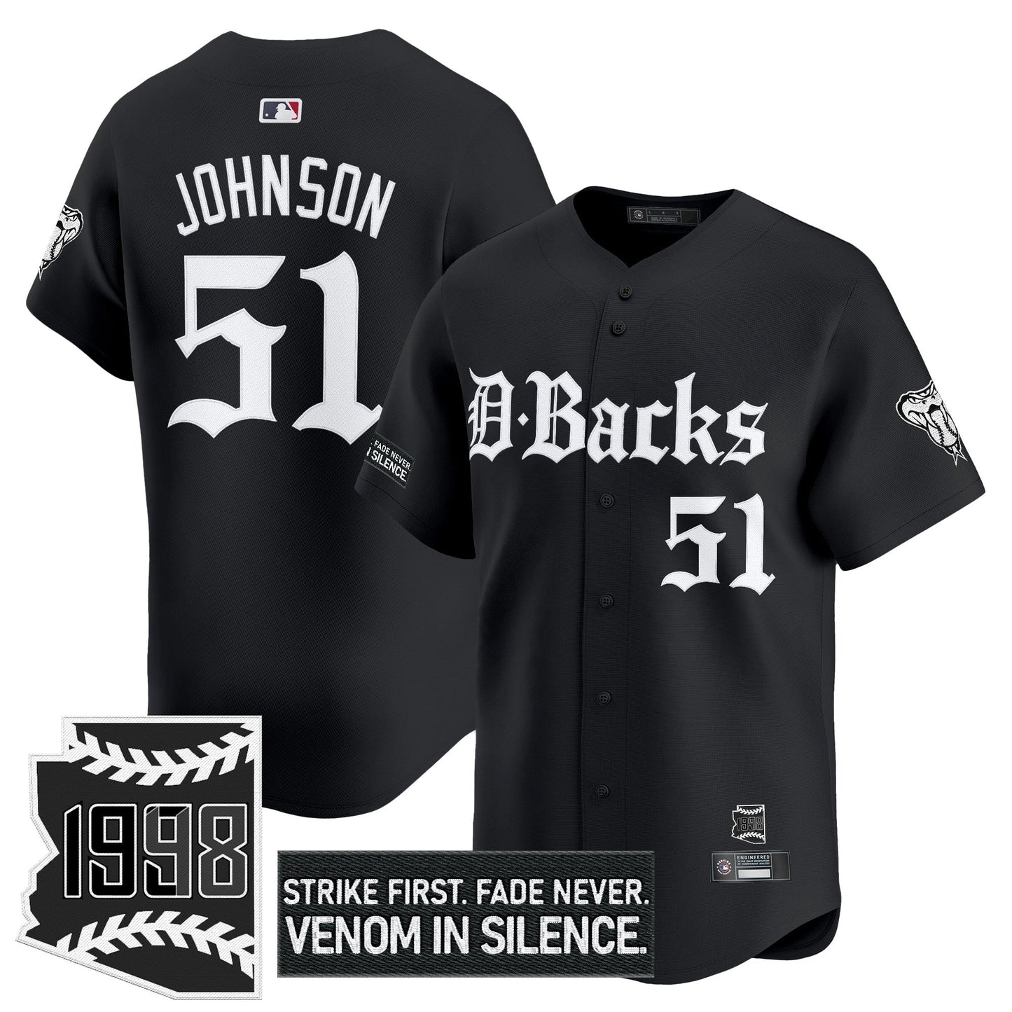 ARI 'Gothic Desert Fang Edition' Vapor Premier Limited Jersey V2 - All Stitched