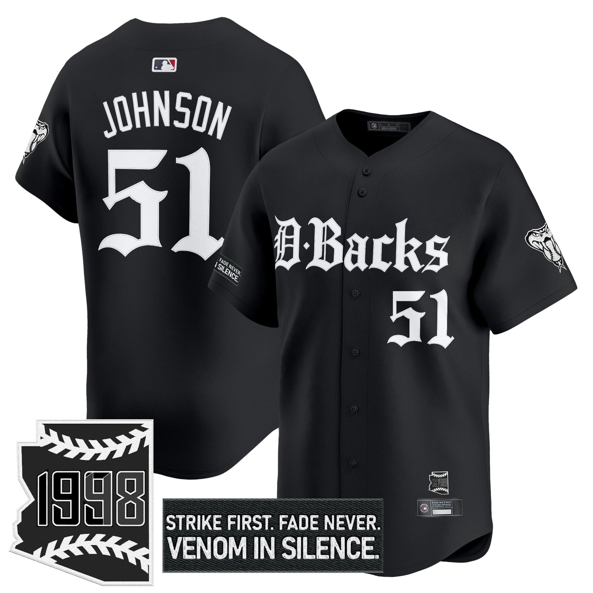 ARI 'Gothic Desert Fang Edition' Vapor Premier Limited Jersey V2 - All Stitched