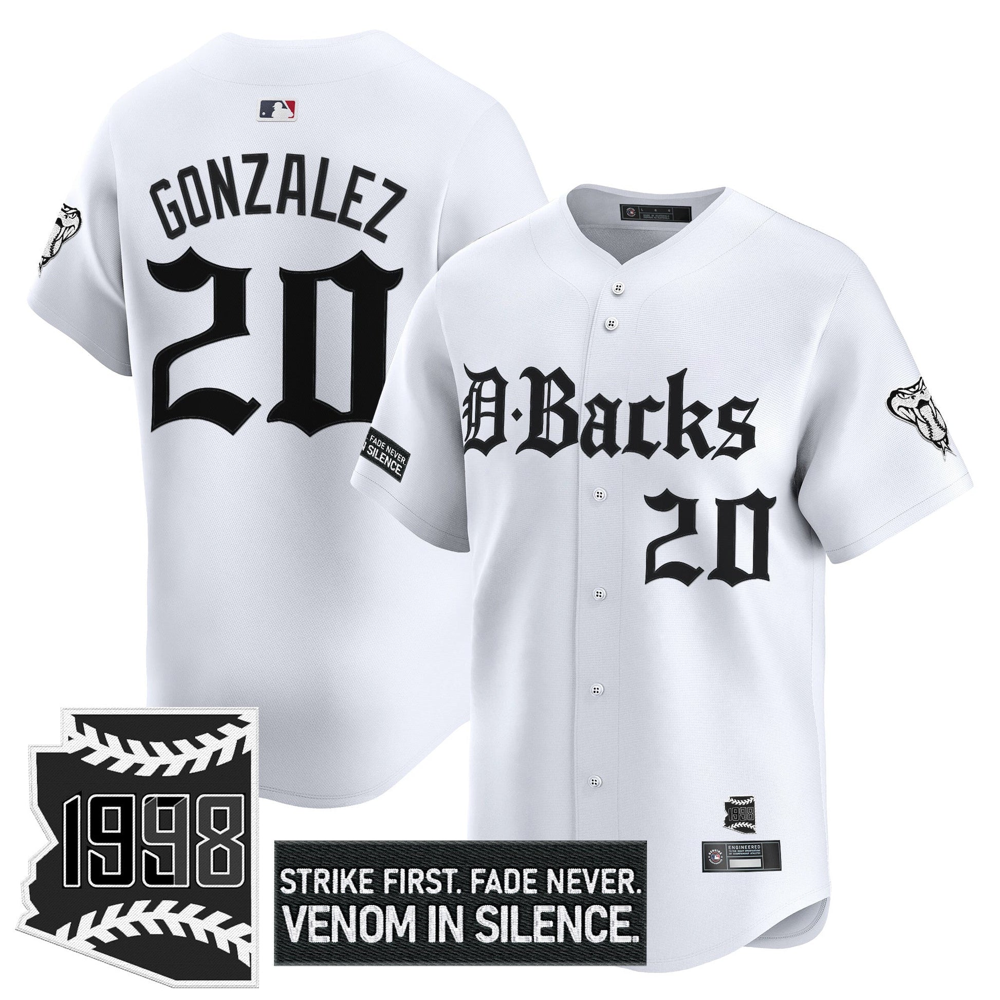 ARI 'Gothic Desert Fang Edition' Vapor Premier Limited Jersey V2 - All Stitched