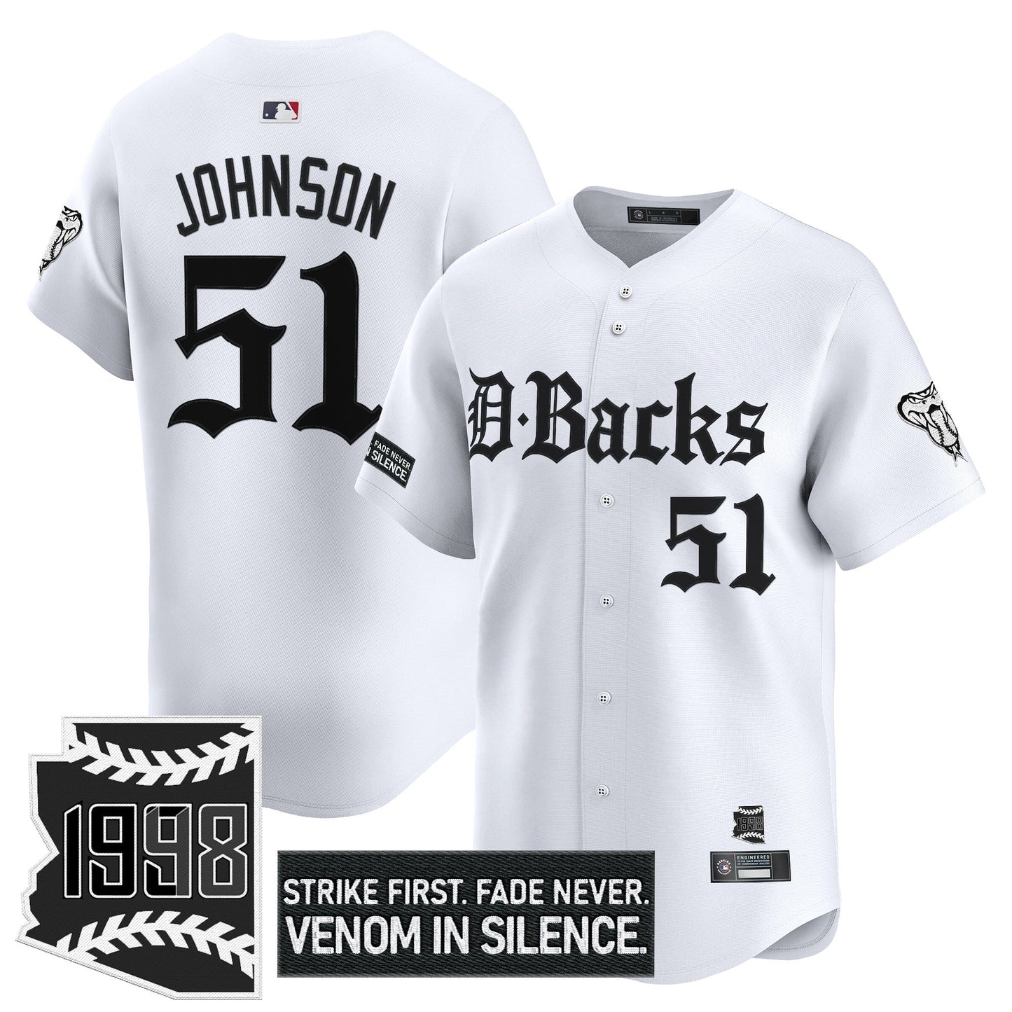ARI 'Gothic Desert Fang Edition' Vapor Premier Limited Jersey V2 - All Stitched
