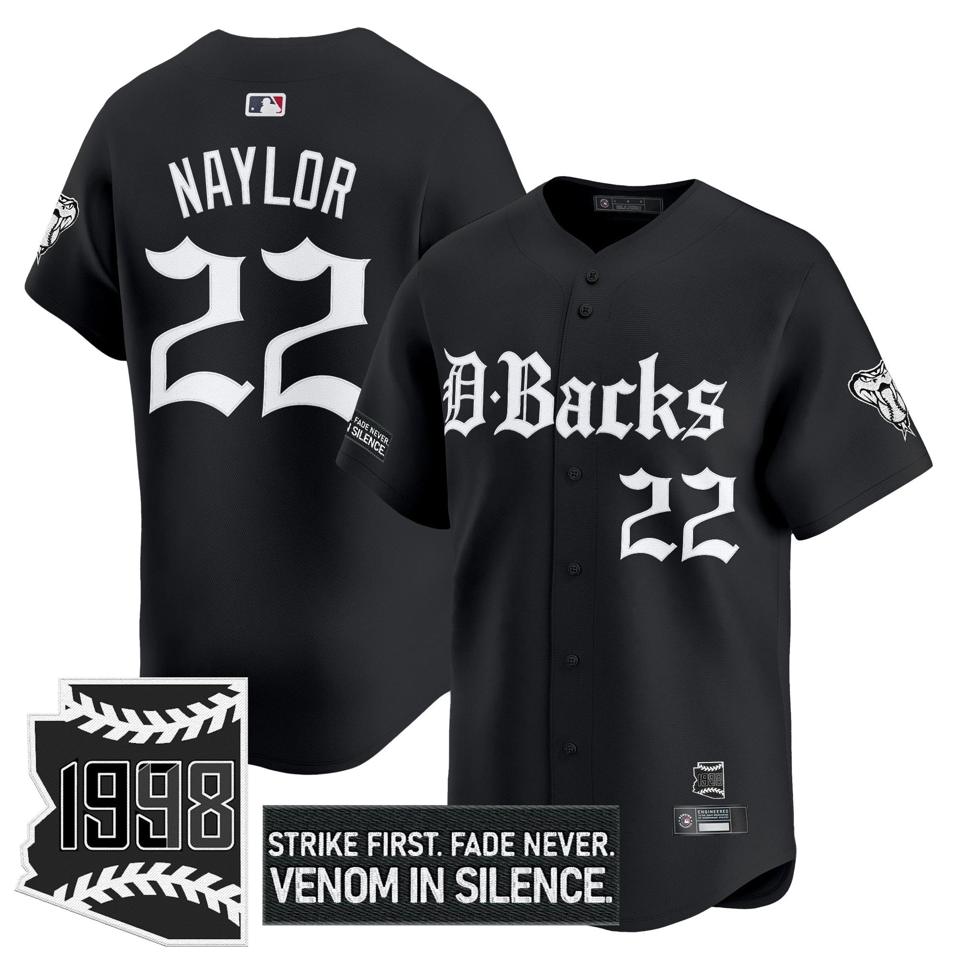 ARI 'Gothic Desert Fang Edition' Vapor Premier Limited Jersey V2 - All Stitched