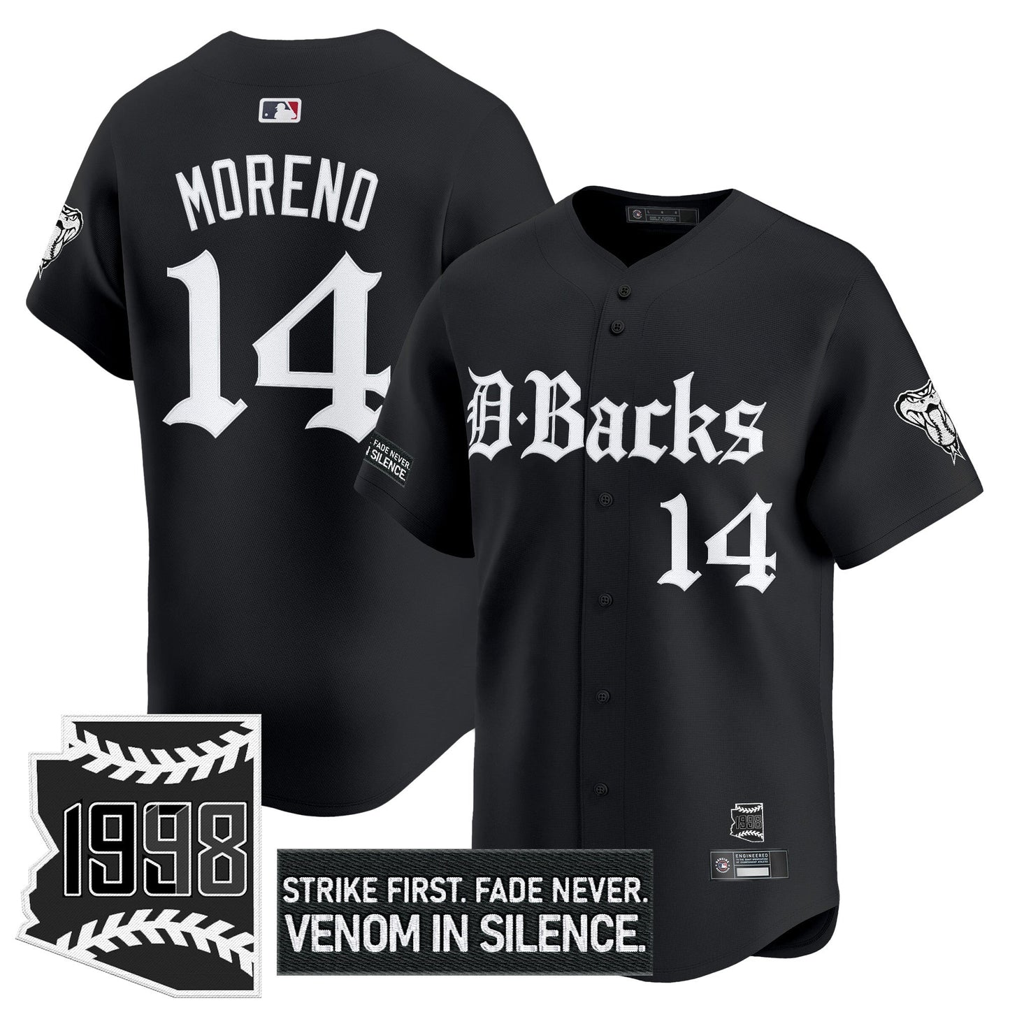ARI 'Gothic Desert Fang Edition' Vapor Premier Limited Jersey V2 - All Stitched