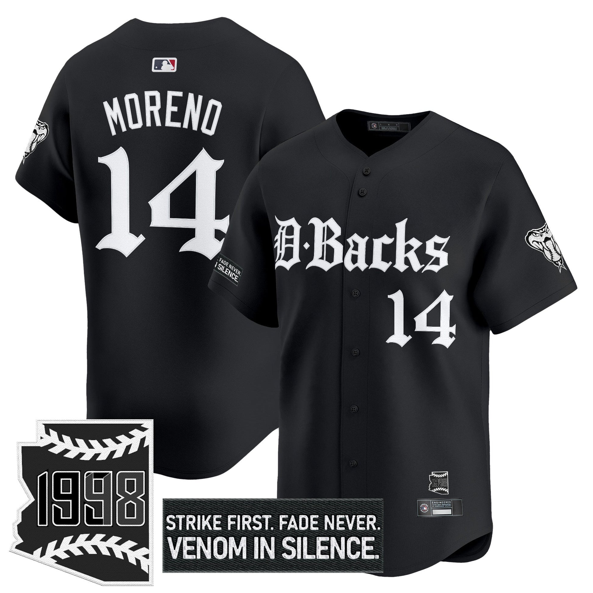 ARI 'Gothic Desert Fang Edition' Vapor Premier Limited Jersey V2 - All Stitched