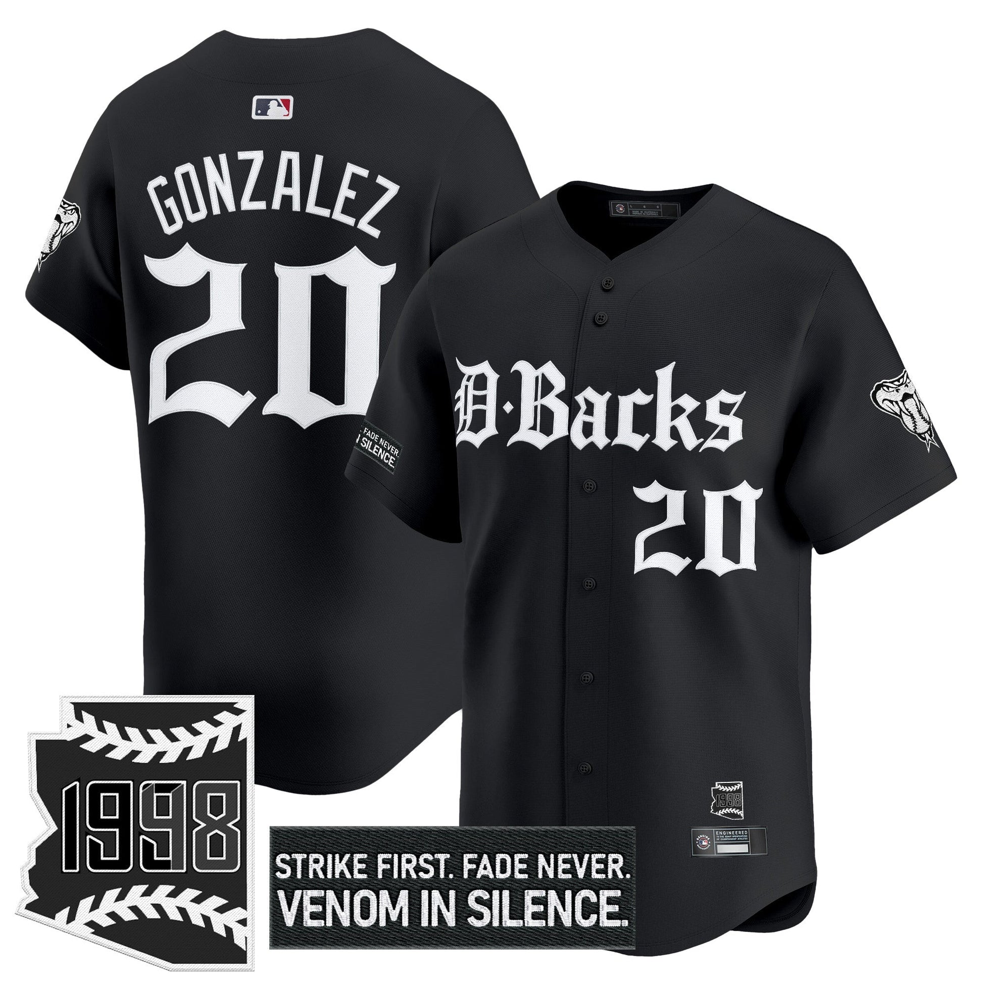 ARI 'Gothic Desert Fang Edition' Vapor Premier Limited Jersey V2 - All Stitched