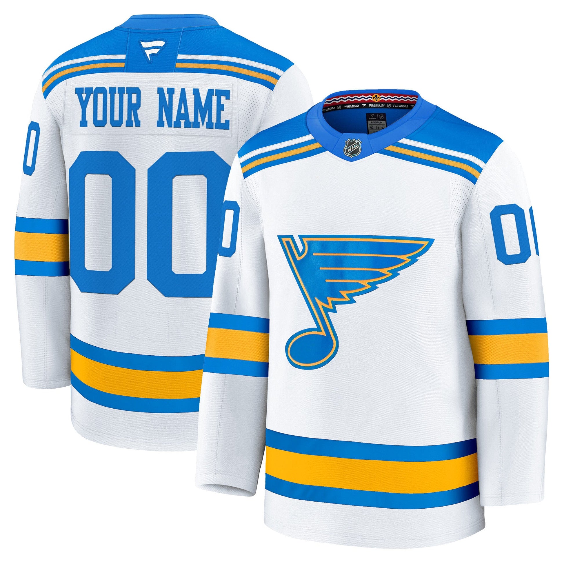 St. Louis Blues 2025/26 Premium Custom Jersey - All Stitched