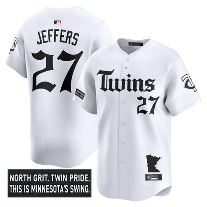 Men's Minnesota Twins 'Gothic North Edition' Vapor Premier Limited Jersey V2 - All Stitched
