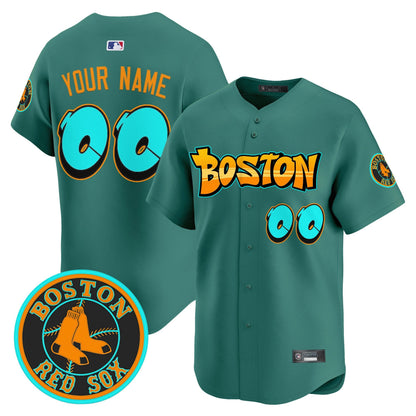 Boston Red Sox 'Graffiti Streetstyle Edition' Vapor Premier Limited Custom Jersey - All Stitched