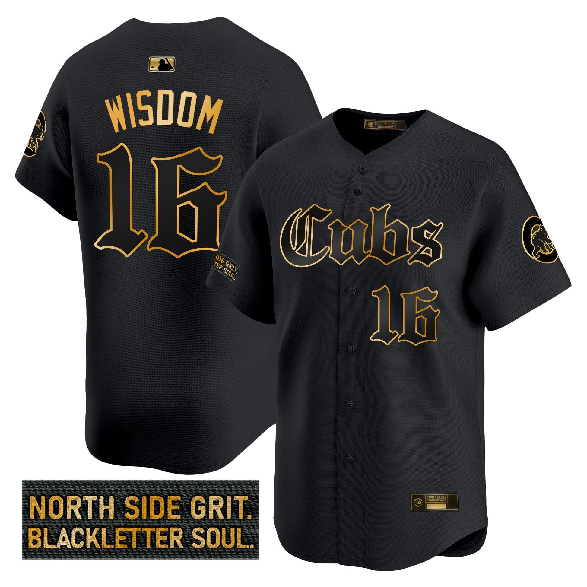 CHC 'Gothic North Side Edition' Gold Vapor Premier Limited Jersey - All Stitched