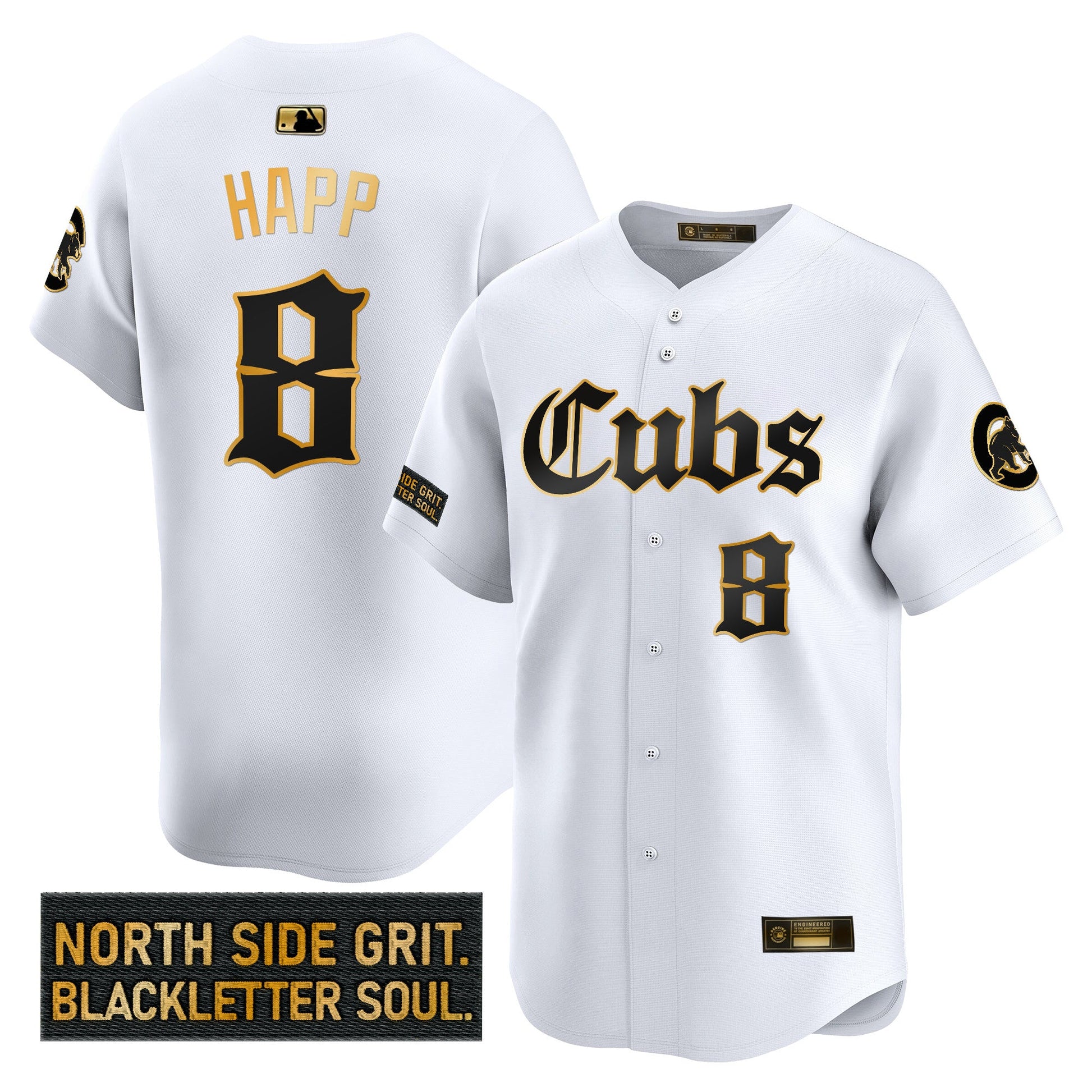 CHC 'Gothic North Side Edition' Gold Vapor Premier Limited Jersey - All Stitched