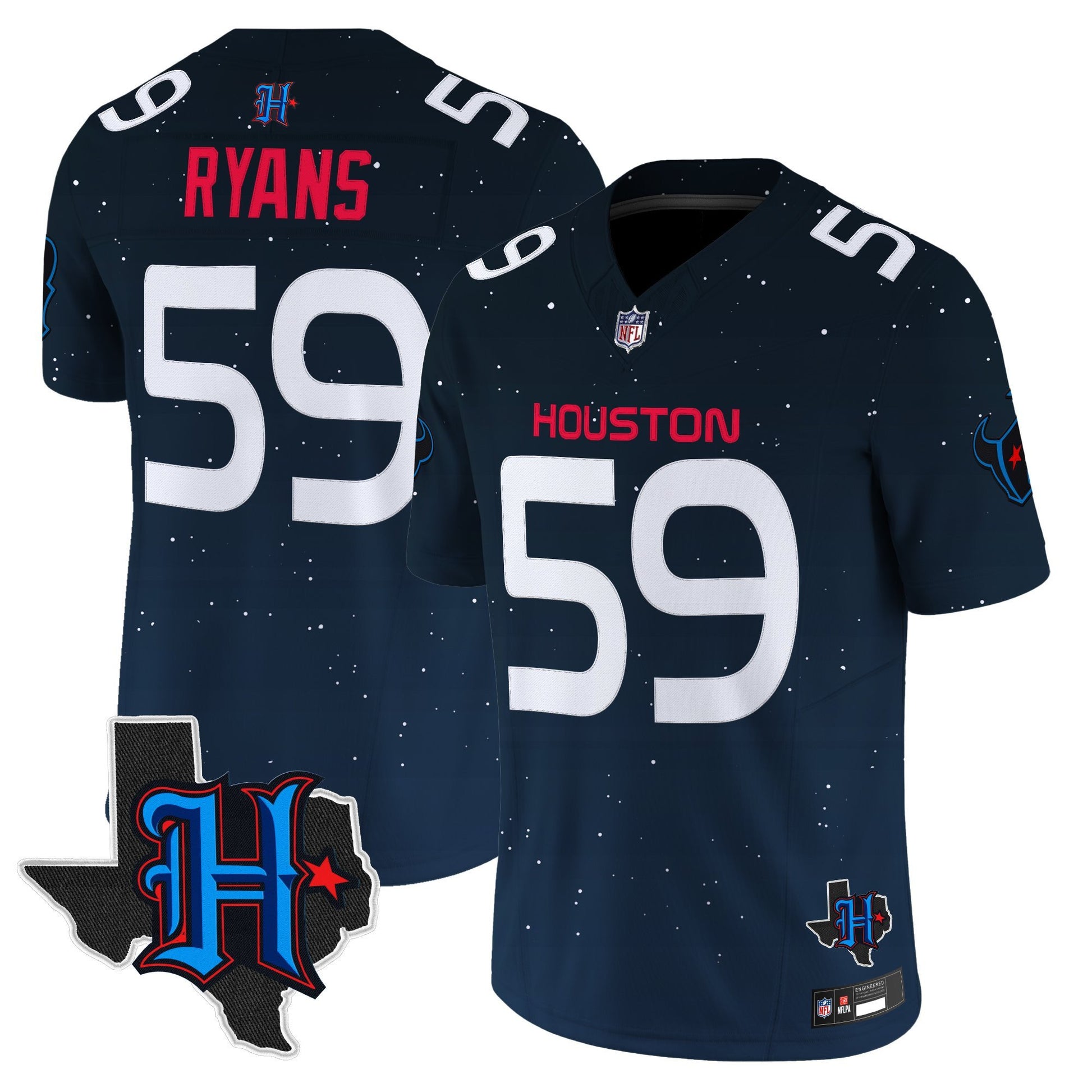 Houston Texans 'Space City Edition' Vapor Limited Jersey - All Stitched
