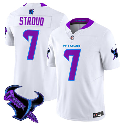 Men's Houston Texans 2025 DJ Screw Vapor Limited Jersey - All Stitched