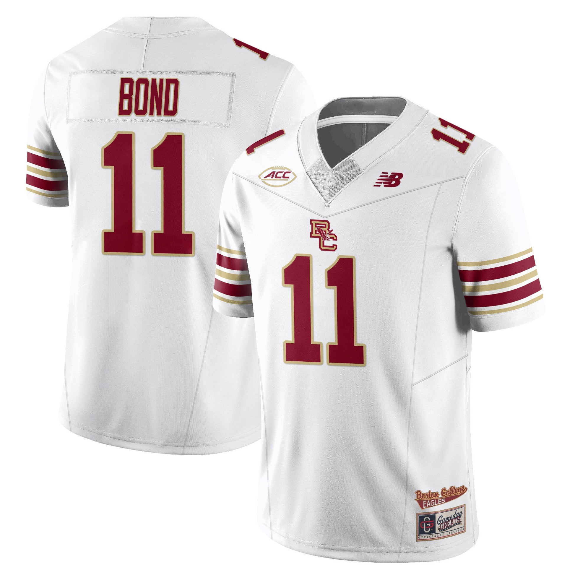 Men's Boston College Eagles Football 2025 Uniforms - All Stitched