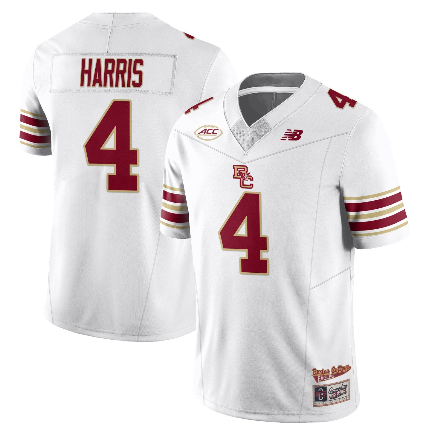 Men's Boston College Eagles Football 2025 Uniforms - All Stitched
