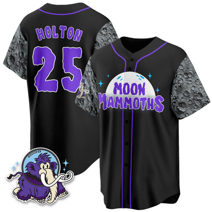 Erie SeaWolves 2025 Moon Mammoths Alternate Jersey - All Stitched