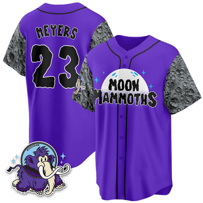 Erie SeaWolves 2025 Moon Mammoths Alternate Jersey - All Stitched
