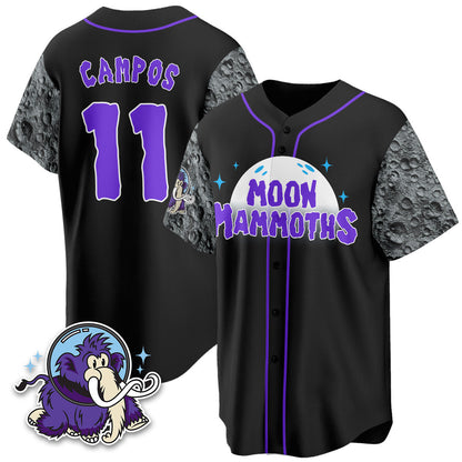 Erie SeaWolves 2025 Moon Mammoths Alternate Jersey - All Stitched
