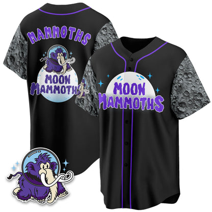 Erie SeaWolves 2025 Moon Mammoths Alternate Jersey - All Stitched
