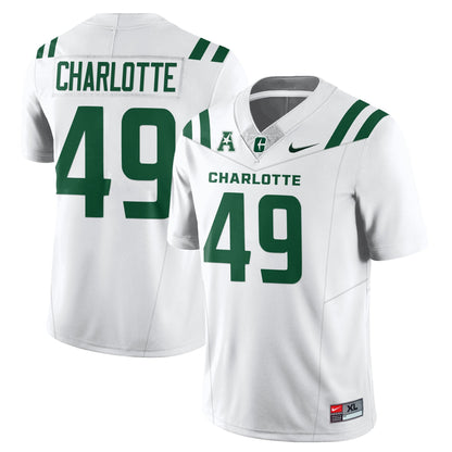 Men's Charlotte 49ers Football 2025 Vapor Limited Jersey - All Stitched