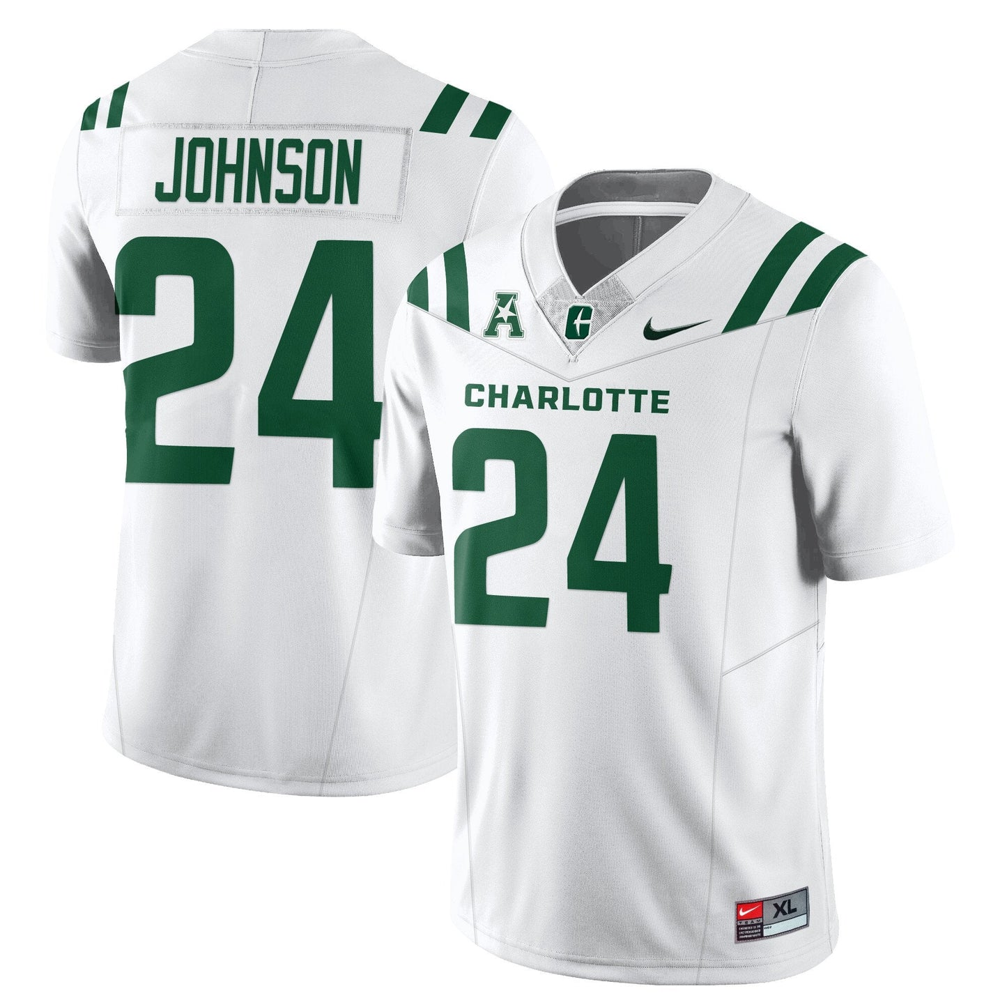 Men's Charlotte 49ers Football 2025 Vapor Limited Jersey - All Stitched