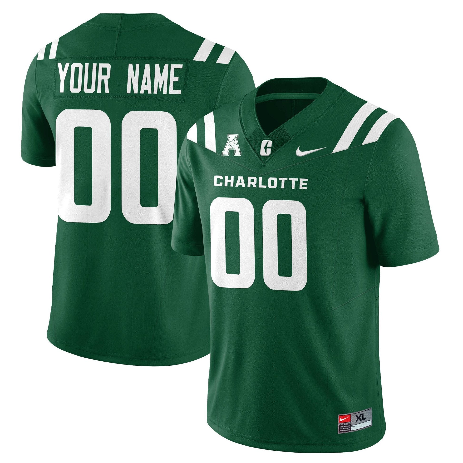 Charlotte 49ers Football 2025 Vapor Limited Custom Jersey - All Stitched