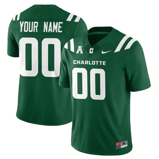 Charlotte 49ers Football 2025 Vapor Limited Custom Jersey - All Stitched