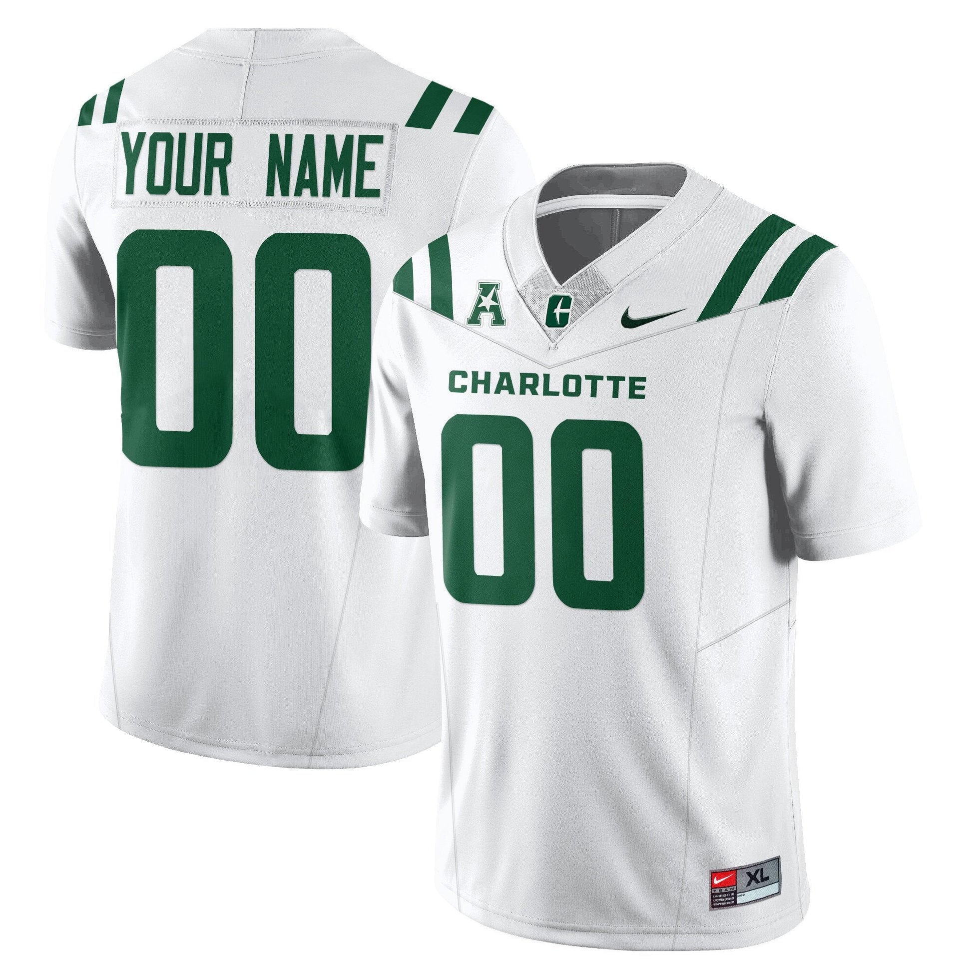 Charlotte 49ers Football 2025 Vapor Limited Custom Jersey - All Stitched