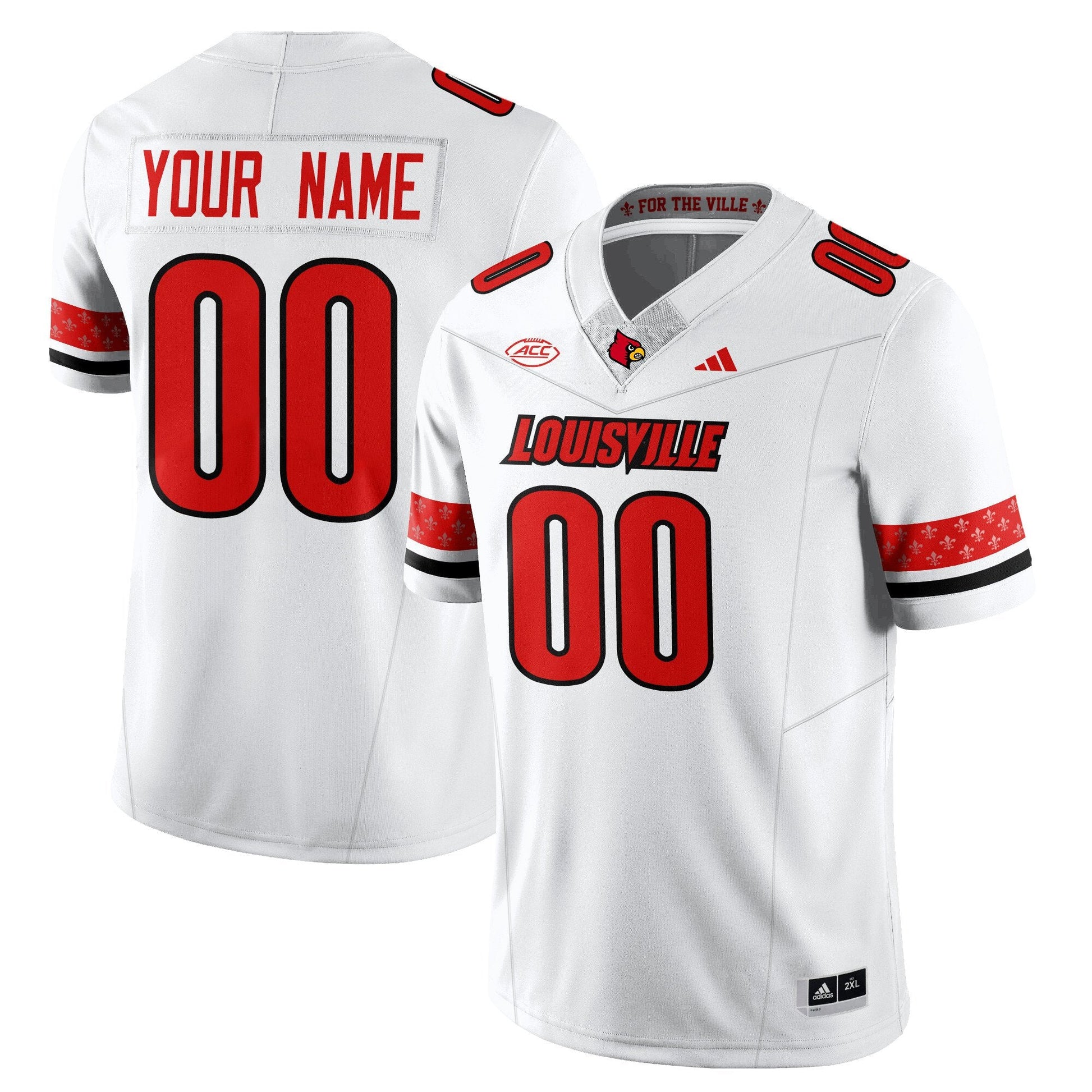 Louisville Football 2025 Vapor Limited Custom Jersey - All Stitched