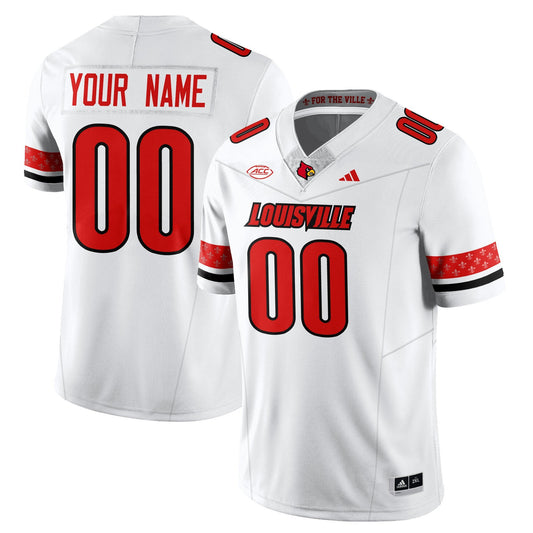 Louisville Football 2025 Vapor Limited Custom Jersey - All Stitched
