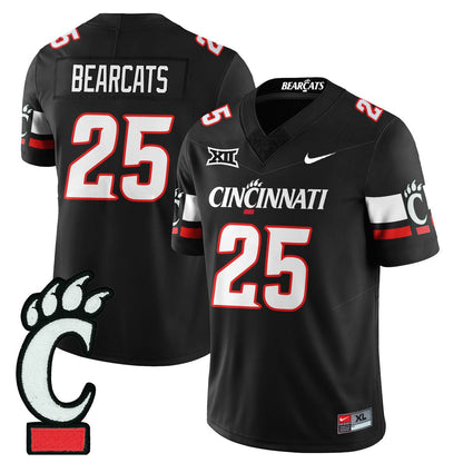 Men's Cincinnati Bearcats Football 2025 Uniform - All Stitched
