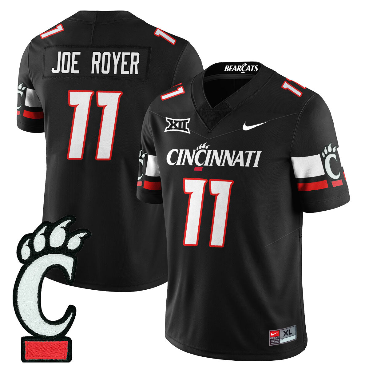 Men's Cincinnati Bearcats Football 2025 Uniform - All Stitched