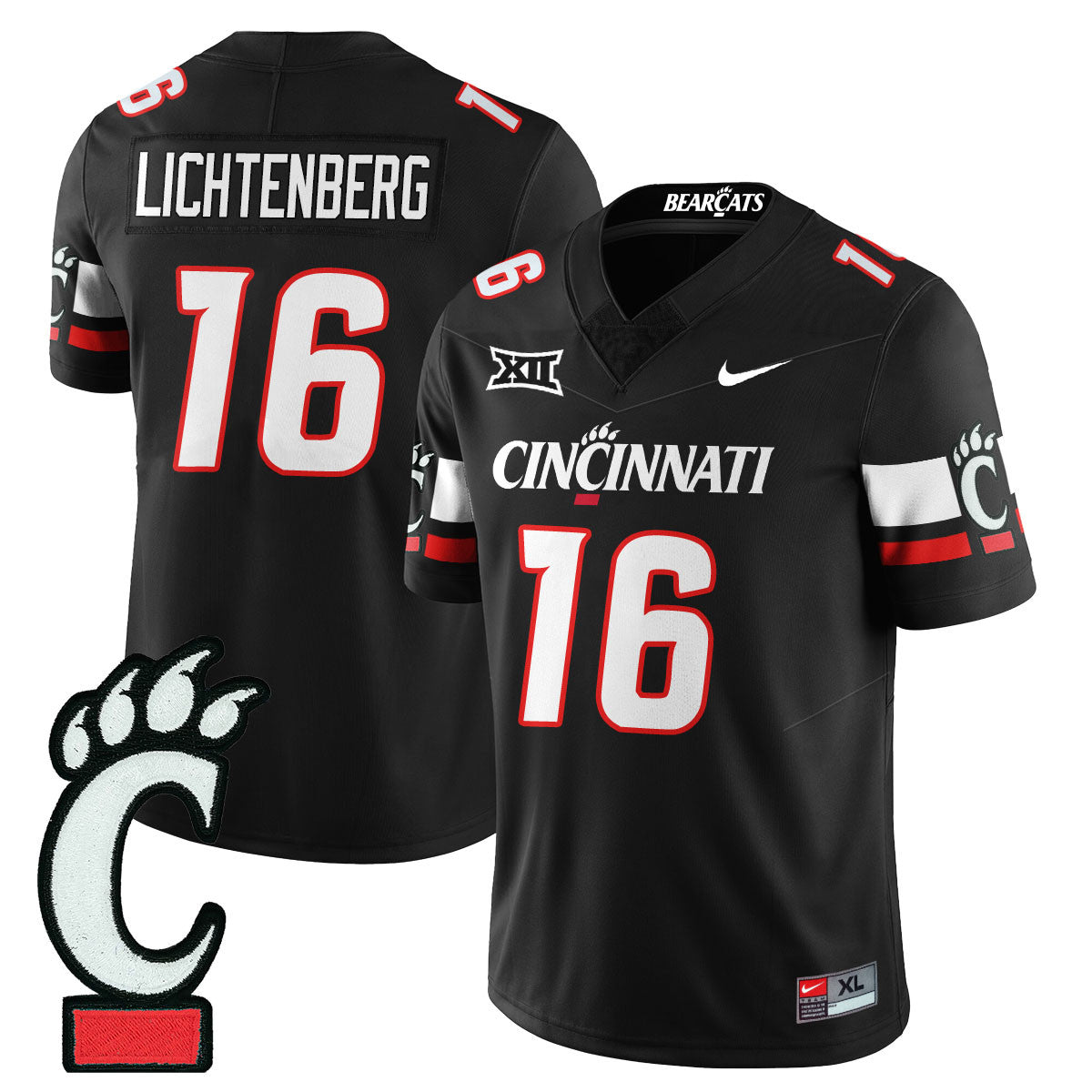 Men's Cincinnati Bearcats Football 2025 Uniform - All Stitched