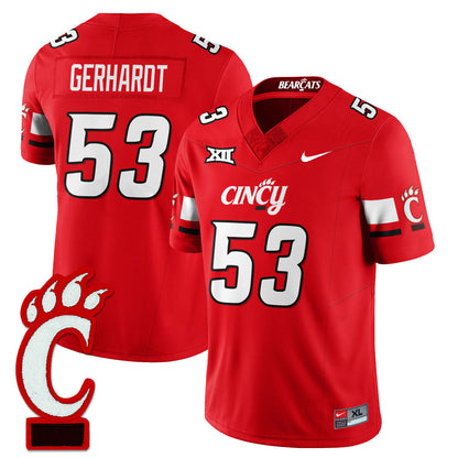 Men's Cincinnati Bearcats Football 2025 Uniform - All Stitched