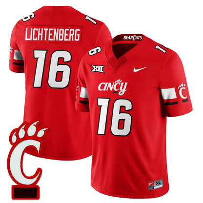 Men's Cincinnati Bearcats Football 2025 Uniform - All Stitched