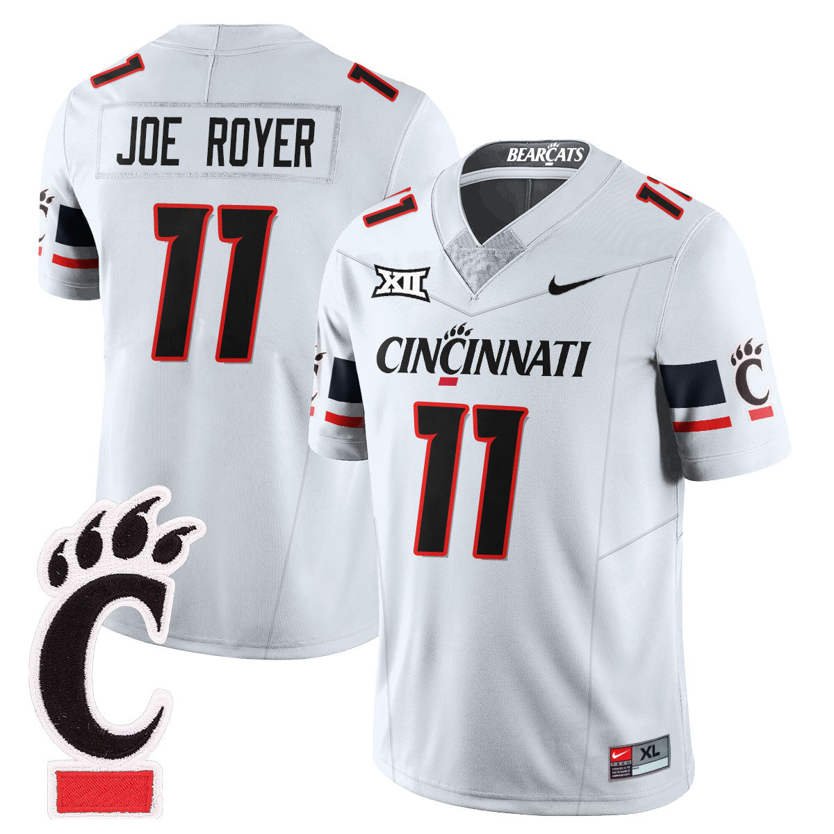 Men's Cincinnati Bearcats Football 2025 Uniform - All Stitched