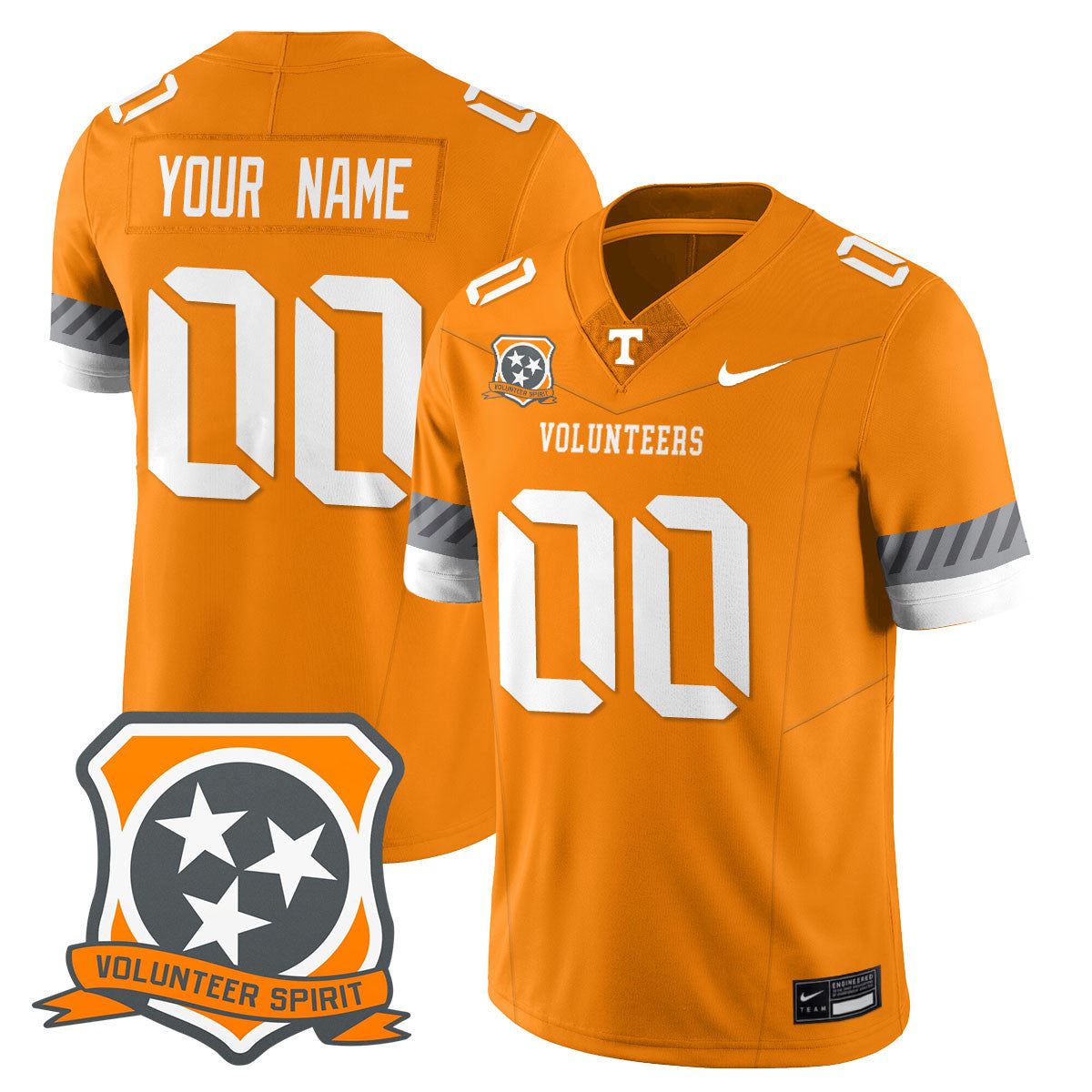 Tennessee Volunteers 2025 Spirit Custom Jersey - All Stitched
