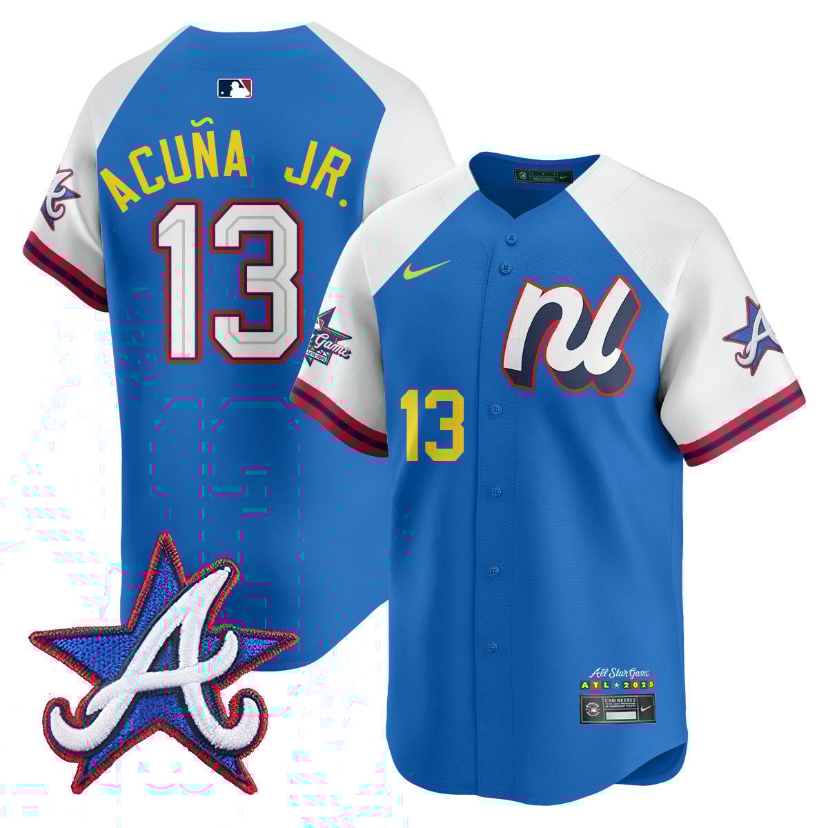 Men's National League 2025 MLB All-Star Jersey V2 - All Stitched