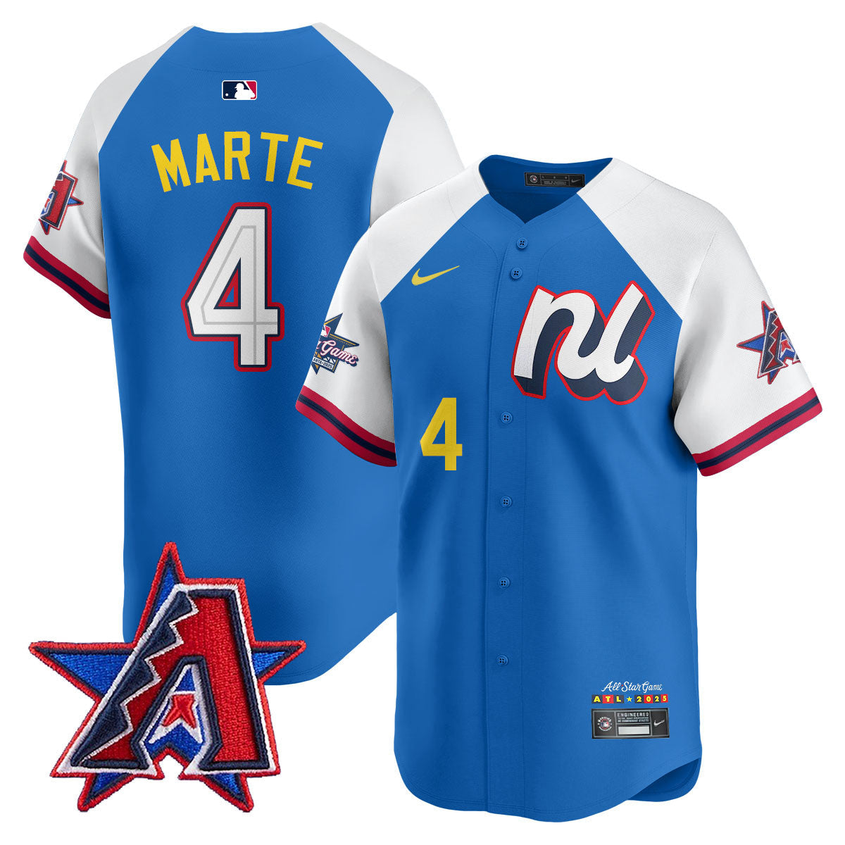 Men's National League 2025 MLB All-Star Jersey V2 - All Stitched