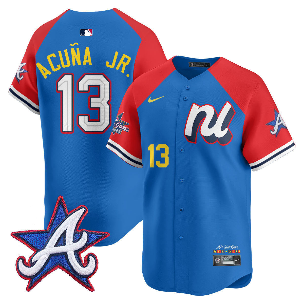 Men's National League 2025 MLB All-Star Jersey V2 - All Stitched