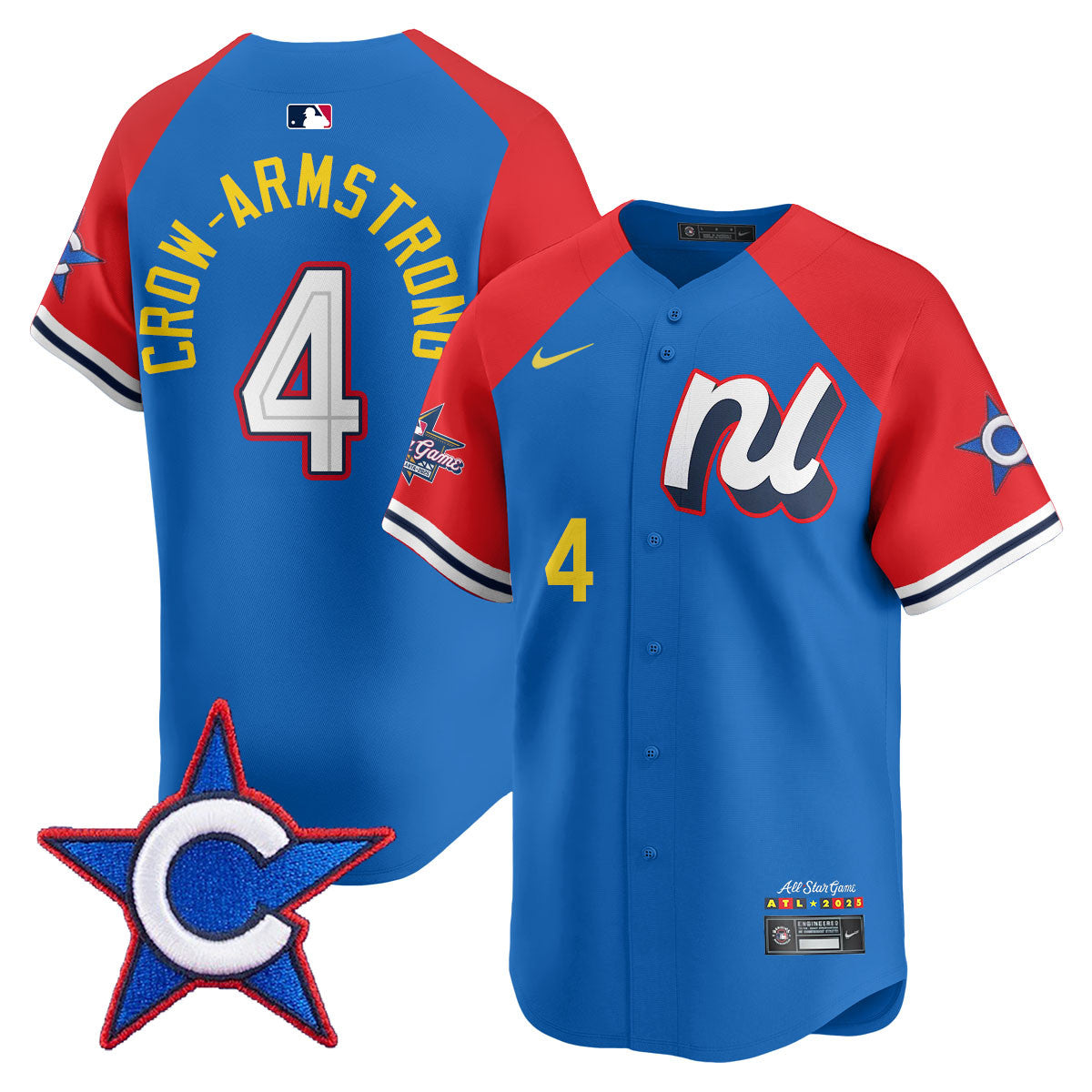 Men's National League 2025 MLB All-Star Jersey V2 - All Stitched