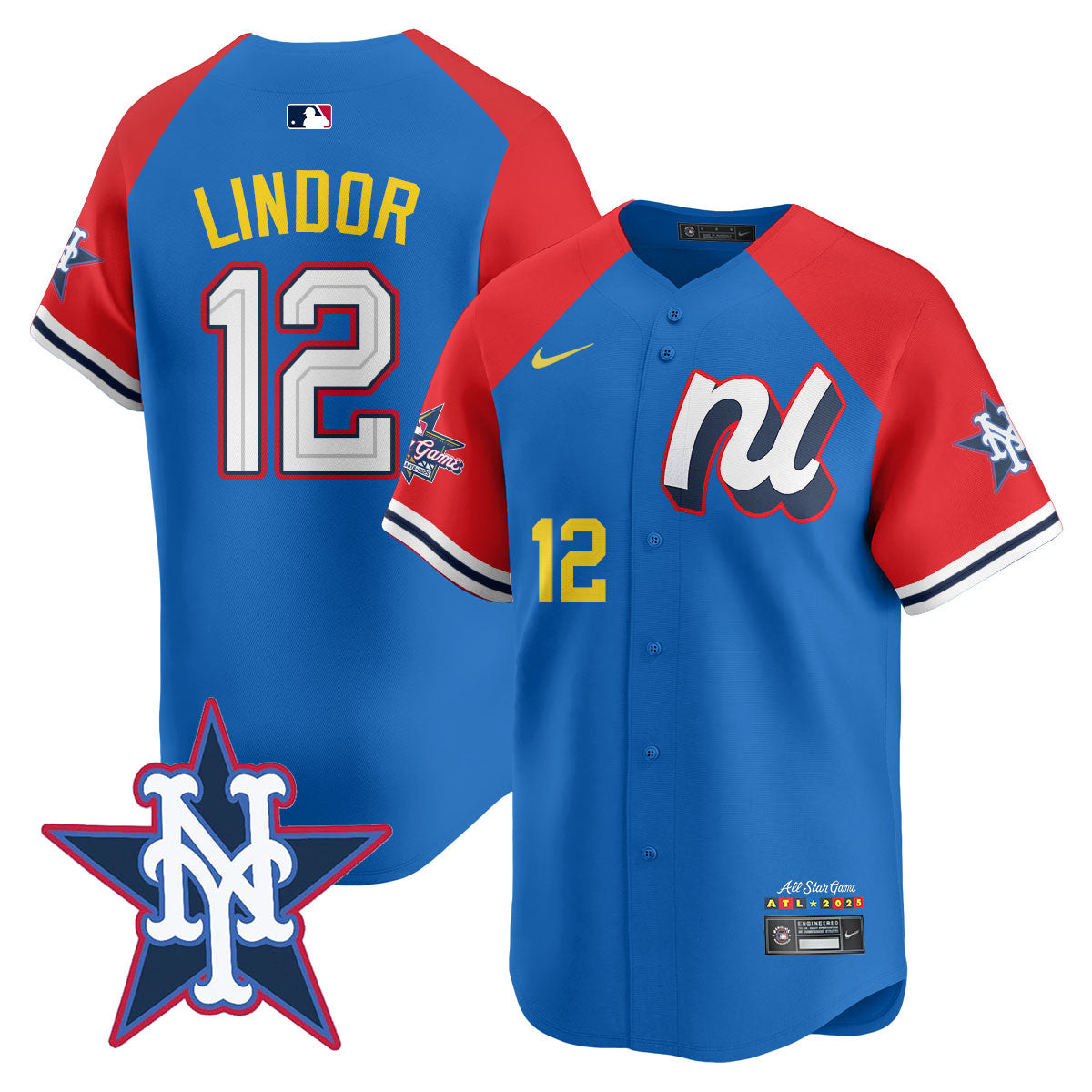 Men's National League 2025 MLB All-Star Jersey V2 - All Stitched