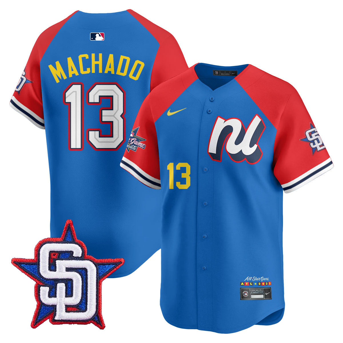 Men's National League 2025 MLB All-Star Jersey V2 - All Stitched