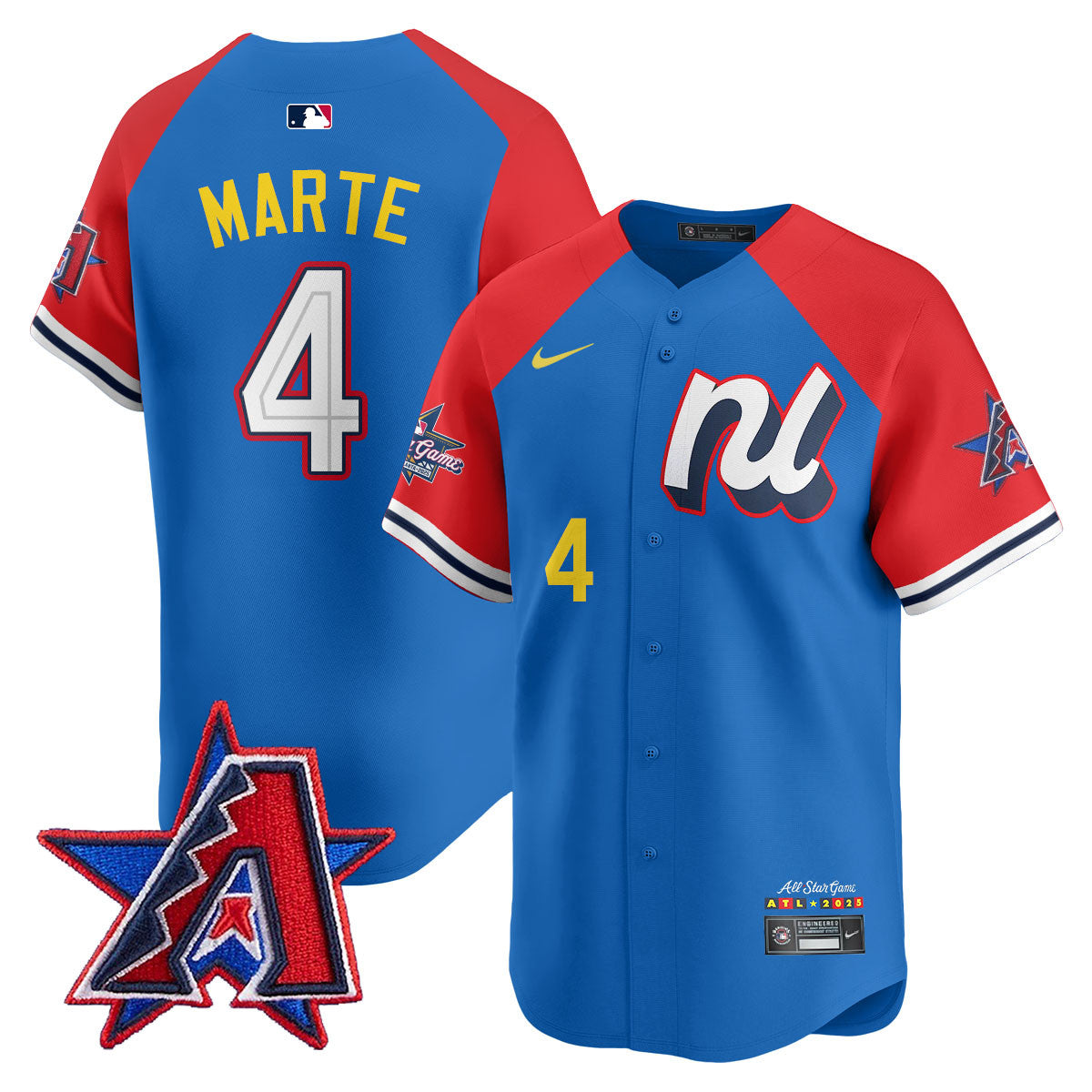 Men's National League 2025 MLB All-Star Jersey V2 - All Stitched