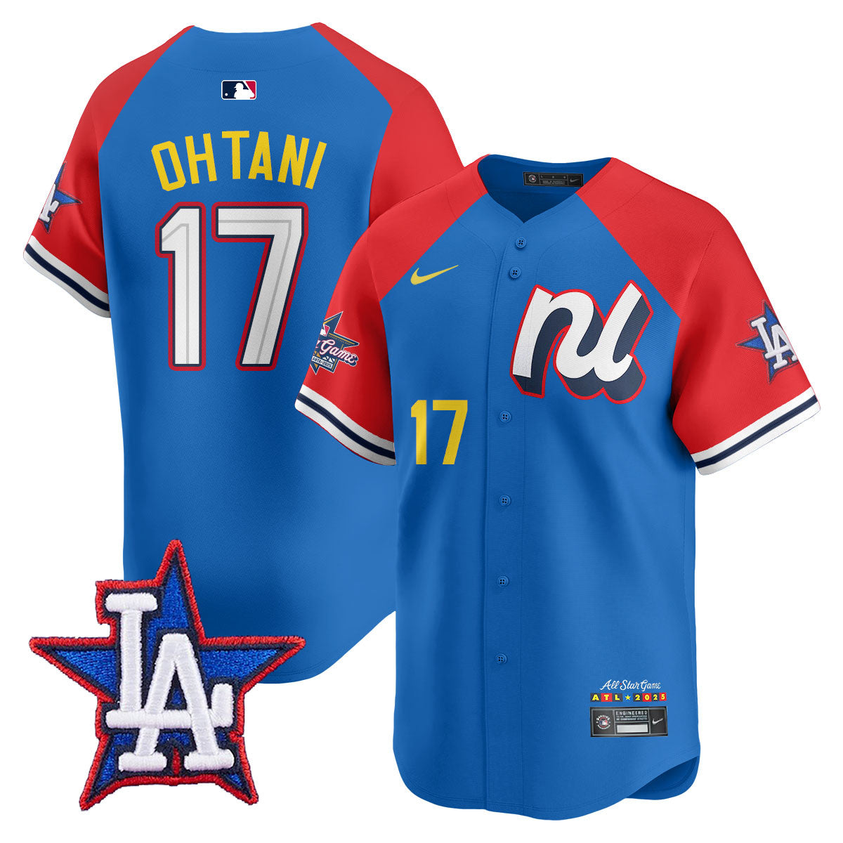 Men's National League 2025 MLB All-Star Jersey V2 - All Stitched
