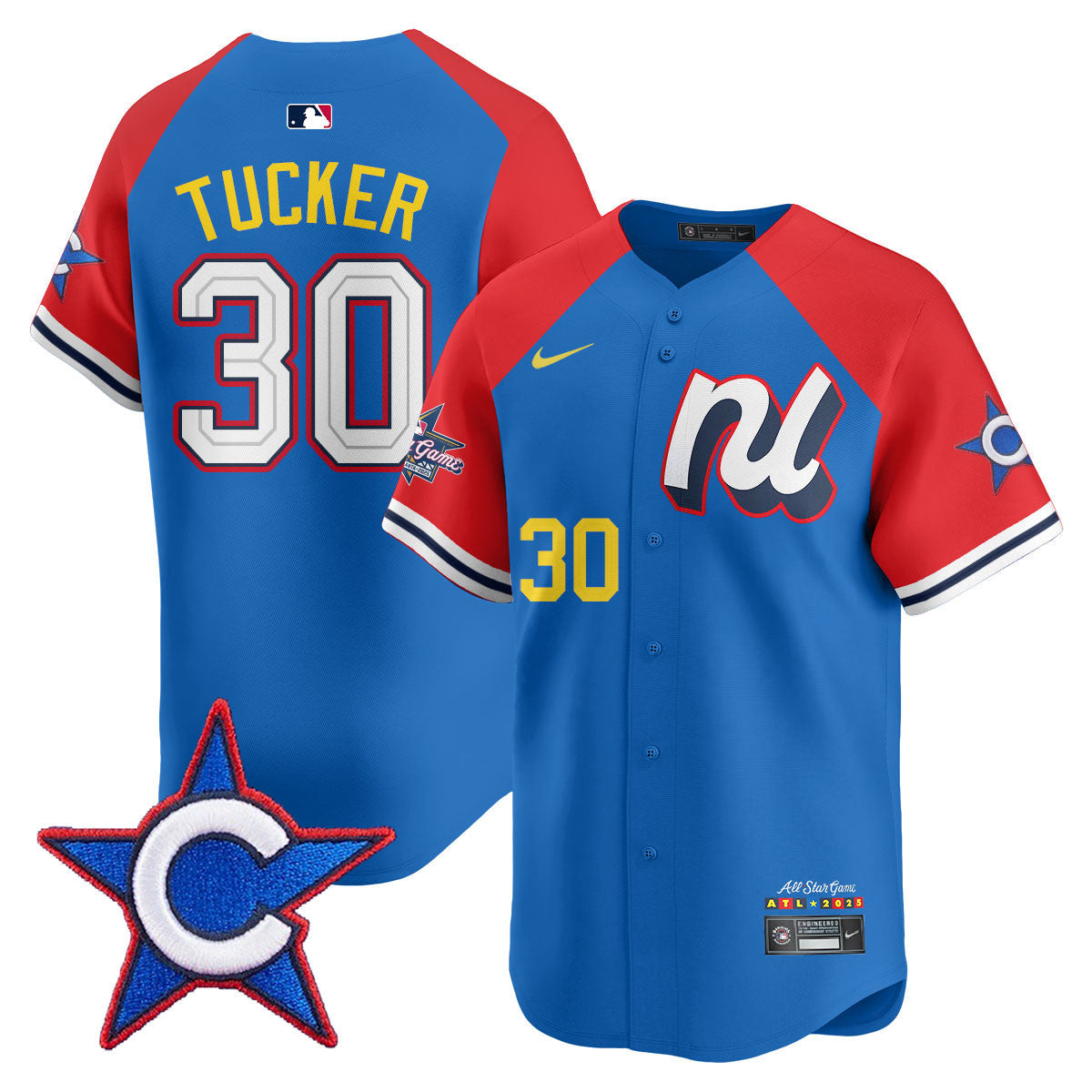 Men's National League 2025 MLB All-Star Jersey V2 - All Stitched