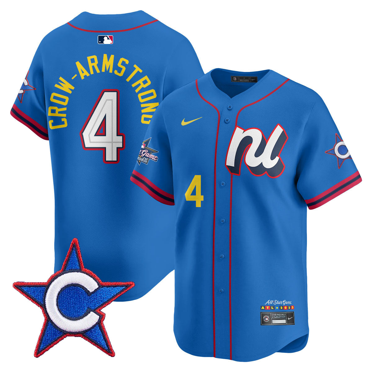 Men's National League 2025 MLB All-Star Jersey V2 - All Stitched