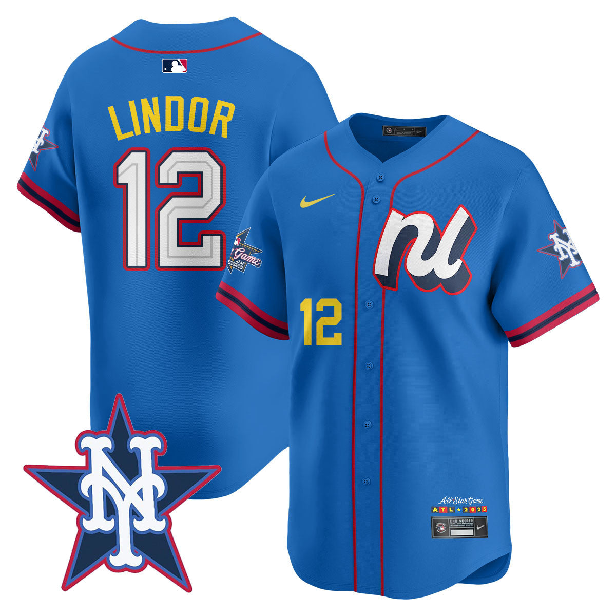 Men's National League 2025 MLB All-Star Jersey V2 - All Stitched