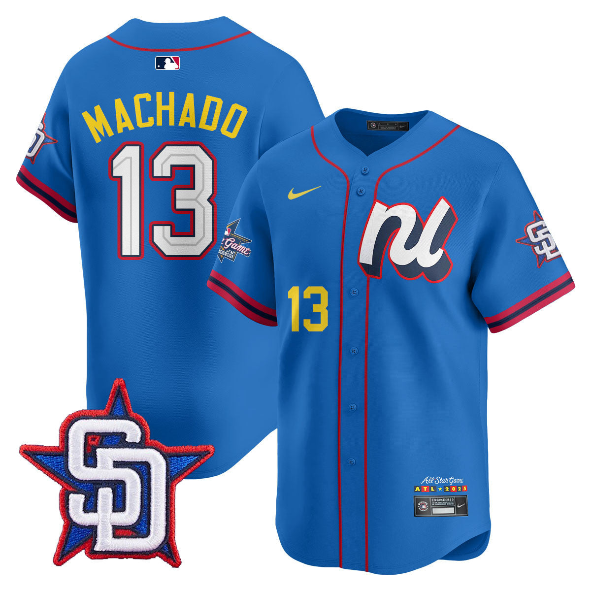 Men's National League 2025 MLB All-Star Jersey V2 - All Stitched